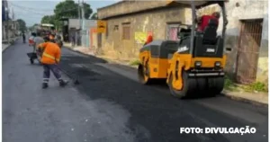 Belford Roxo - Asfalto na rua Manoel Corrêa em Andrade de Araújo