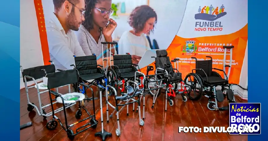 Belford Roxo: Funbel faz entrega de 64 equipamentos para pessoas que sofrem problemas de mobilidade reduzida