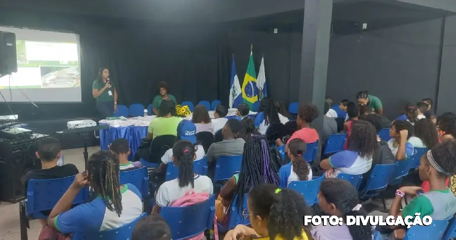 Meio Ambiente leva projeto de educação ambiental para mais uma escola de Japeri