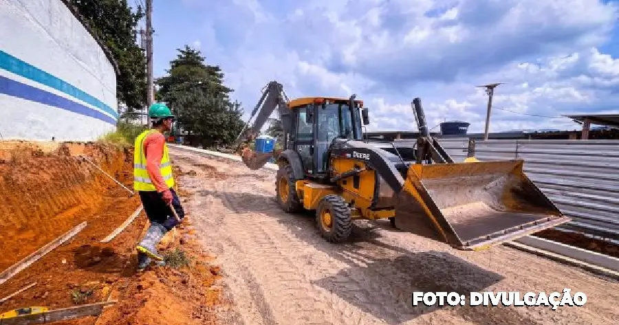 Prefeitura de Japeri avança com as obras no Morro da Caixa D’água, no bairro Senhor do Bonfim