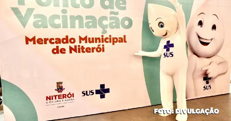 Prefeitura de Niterói aplica mais de 2 Mil doses de vacina contra gripe no Mercado Municipal em 15 Dias