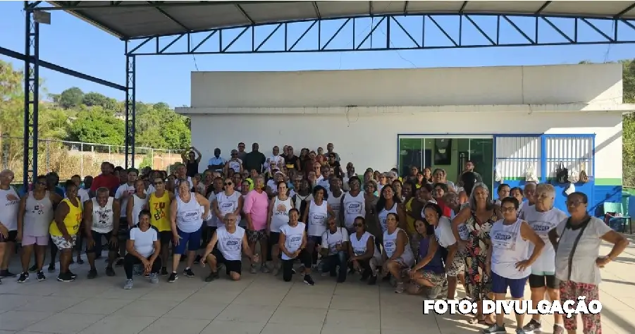 Japeri: Academia da Saúde recebe visita e benção do Bispo Diocesano