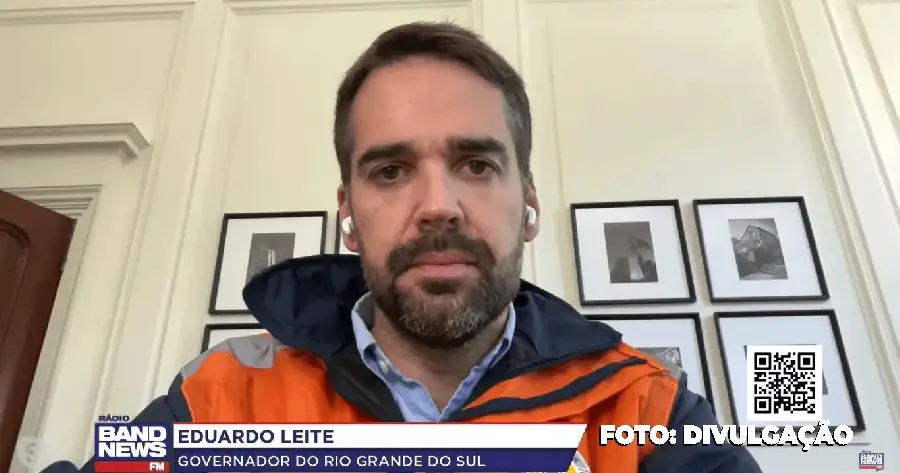Eduardo Leite se desculpa por declaração sobre doações no RS