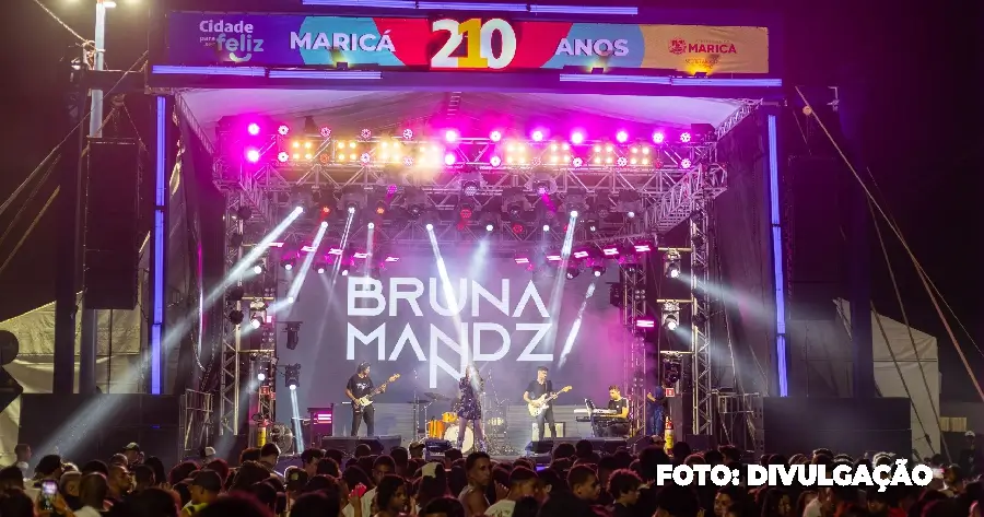 L7nnon encerra primeira semana do aniversário de 210 anos de Maricá