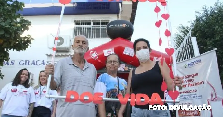 São Gonçalo: HCCOR faz campanha incentivando doação de sangue