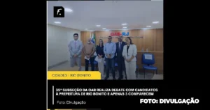 A 35ª Subseção da OAB realiza debate com candidatos à Prefeitura de Rio Bonito e apenas 3 comparecem