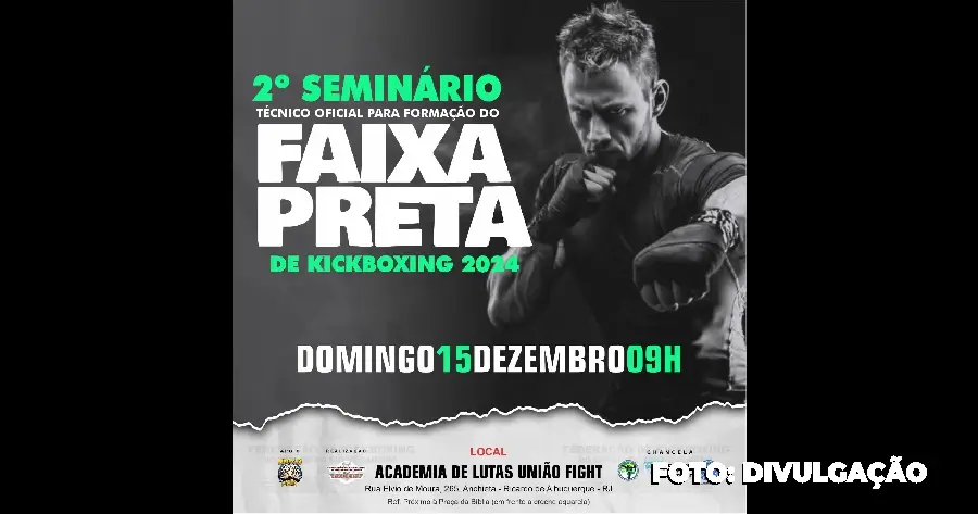 2º Seminário Técnico Oficial para Formação do Faixa Preta de Kickboxing 2024