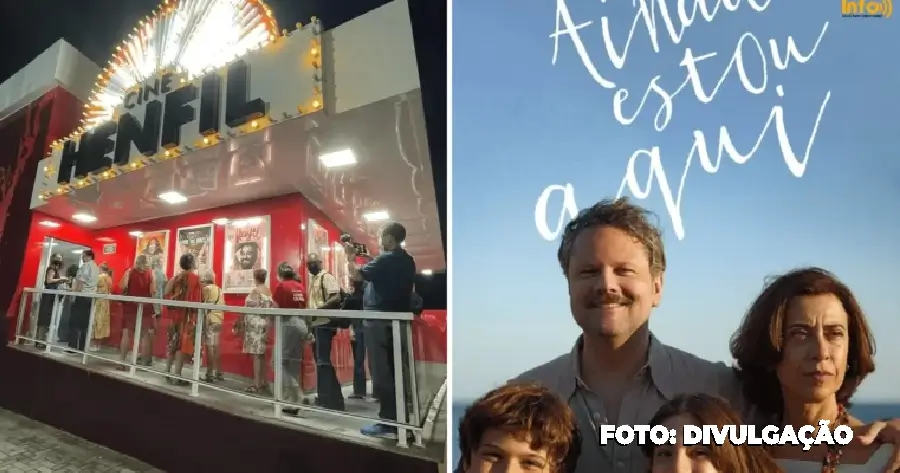 Filme “Ainda Estou Aqui” em sessão extra em Maricá