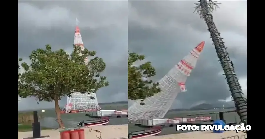 Tragédia em Maricá: Estrutura de Árvore de Natal desaba e deixa um morto e feridos