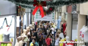 Consumidor fazendo compras de Natal em 2024