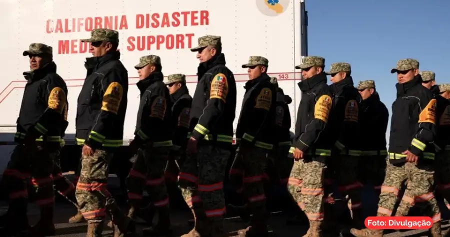 Ajuda Internacional no Combate aos Incêndios Florestais em Los Angeles