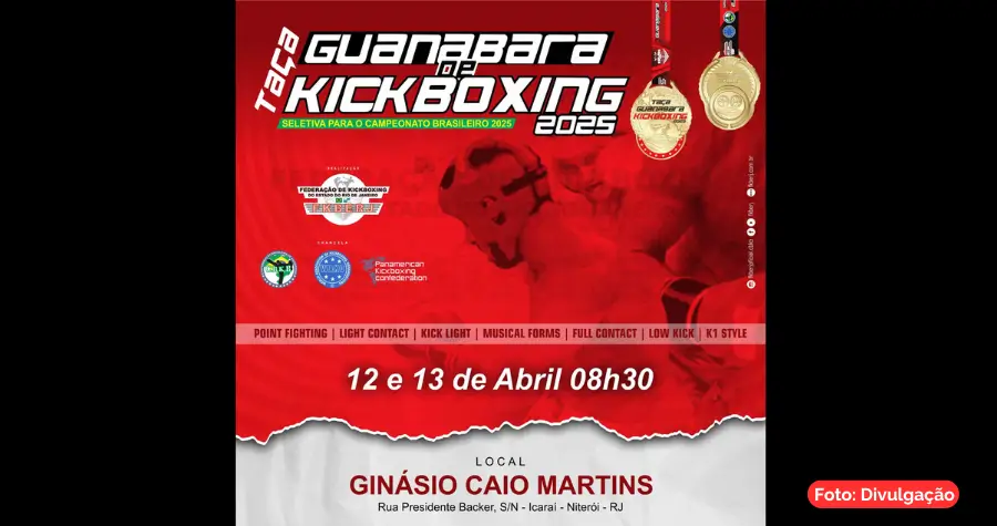 TAÇA GUANABARA DE KICKBOXING 2025: SELETIVA PARA O CAMPEONATO BRASILEIRO